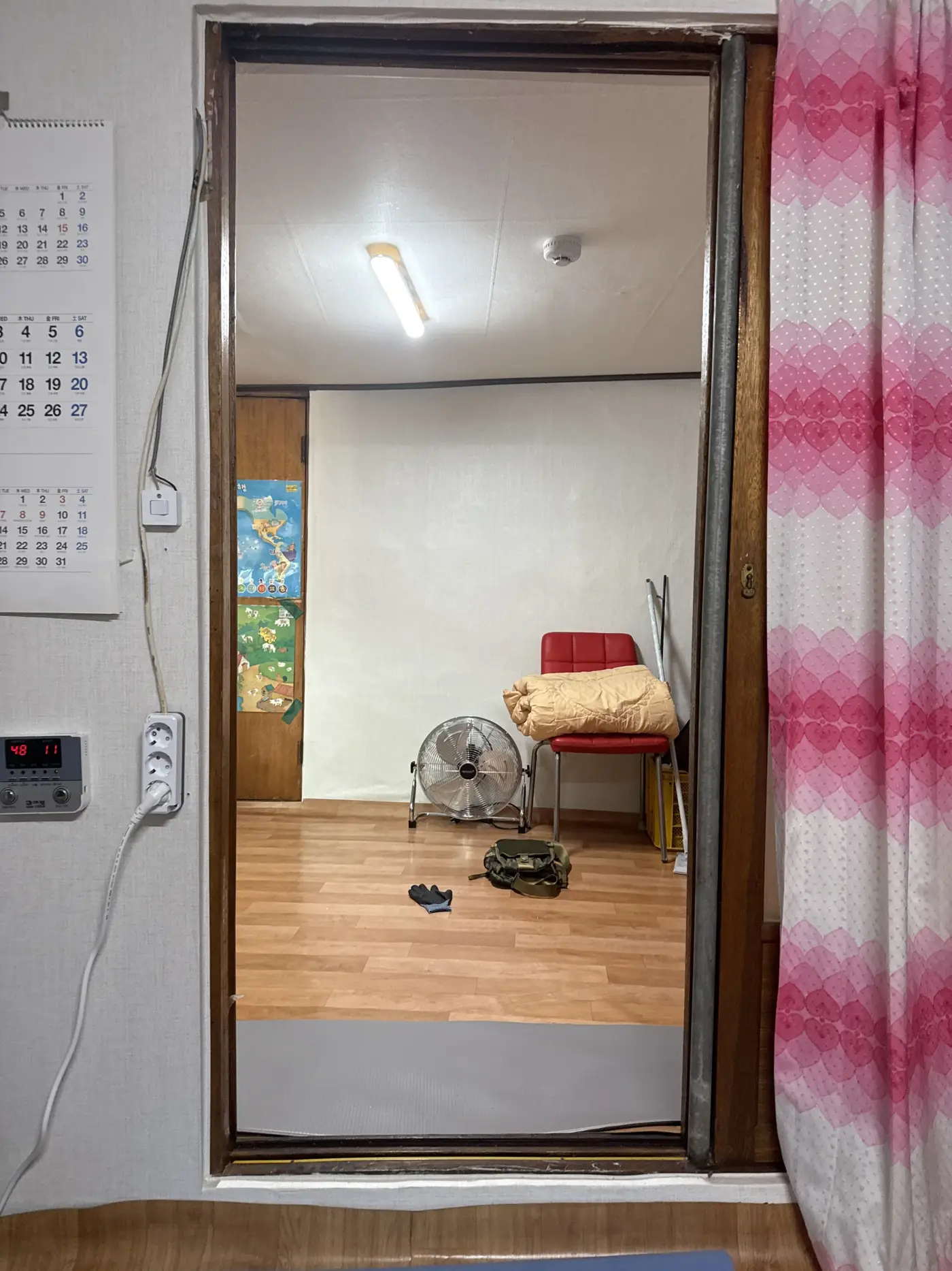 문지방 신규 시공 시공 전 사진